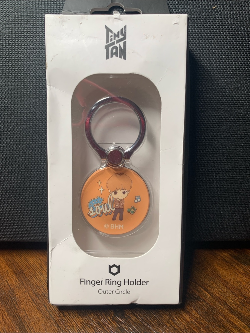 TinyTan Orange 'Soul' Finger Ring Holder by BHM